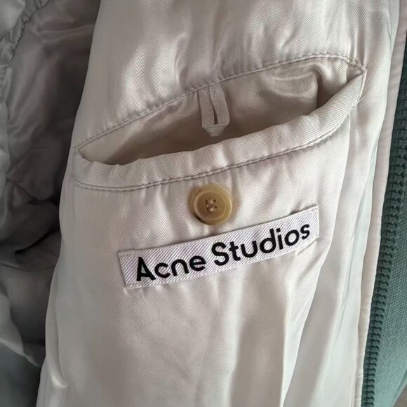 ACNE STUDIOS Wool Padded Bomber Jacket - Picture 5 of 7